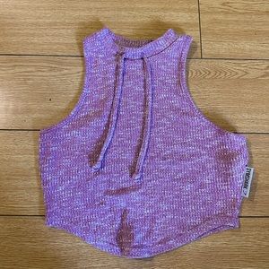 Gymshark - Pink Marl Slounge Top - size small